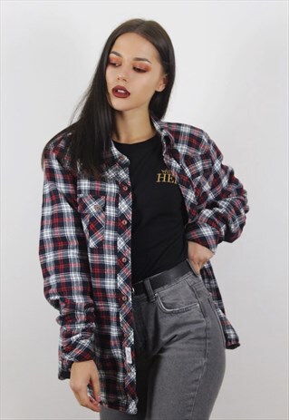 VINTAGE PURPLE THICK SHIRT JACKET