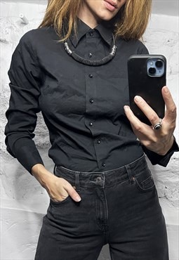 Black Slim Fit Classy Shirt 