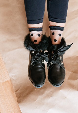 VINTAGE 70S BOHO ANKLE BOOTS