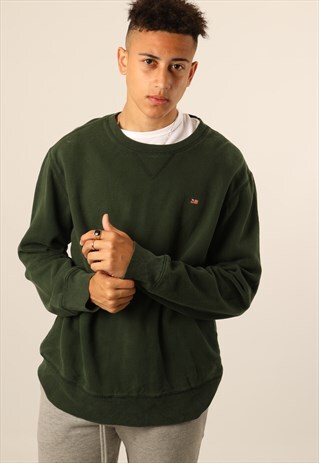 VINTAGE POLO JEANS RALPH LAUREN EMBROIDERED SWEATSHIRT