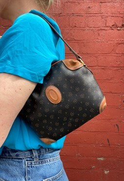 00s Pollini Top Handle Leather Bag