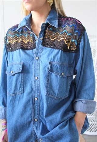 VINTAGE JEANS SHIRT