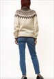 70S VINTAGE ICELAND NORWAY KNITWEAR HANDKNITTED JUMPER 5275