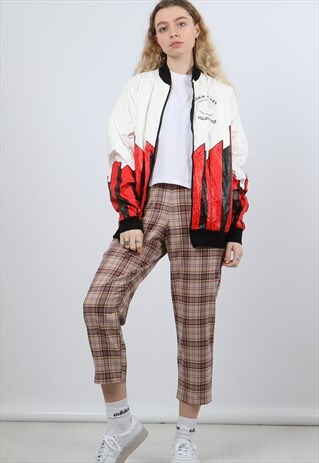 VINTAGE MEDIUM WHITE LIGHTWEIGHT FESTIVAL JACKET
