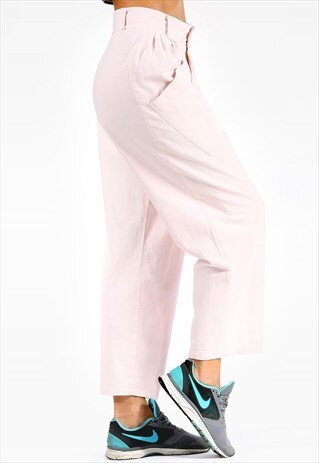 VINTAGE PLEATED TROUSERS BAGGY