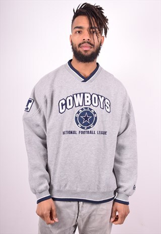 LEE MENS VINTAGE DALLAS COWBOYS SWEATSHIRT JUMPER LARGE 90'S