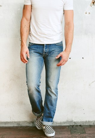 VINTAGE 90S LEE DISTRESSED JEANS