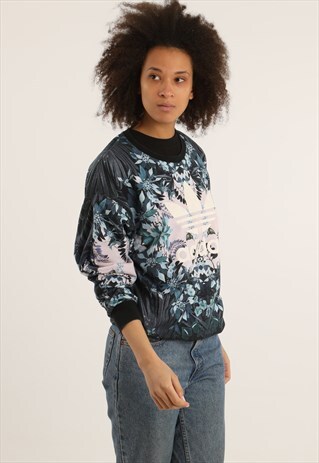 VINTAGE ADIDAS PRINTED LOGO SWEATSHIRT