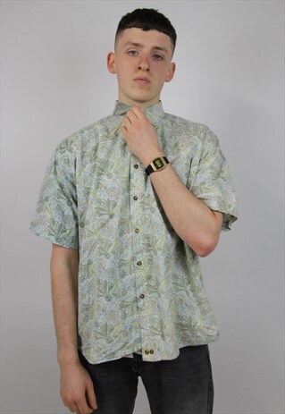 VINTAGE 90'S SWIRL PATTERNED SHIRT
