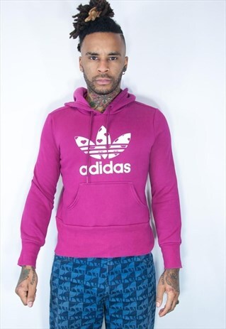 VINTAGE ADIDAS HOODIE PINK