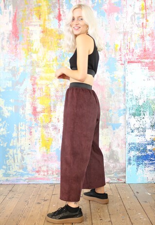 MULBERRY CORDUROY CROPPED TROUSERS