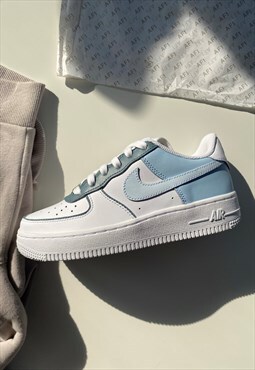 Nike Custom Air Force 1 Ice Blue 
