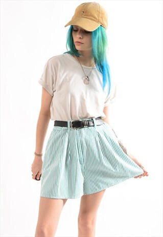 VINTAGE STRIPED FESTIVAL SHORTS