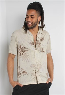 Vintage O'Neill Surfer Hawaiian Shirt Beige