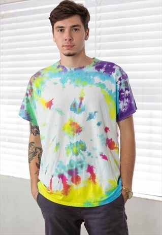 VINTAGE TIE DYED T-SHIRT 90S X 6.0