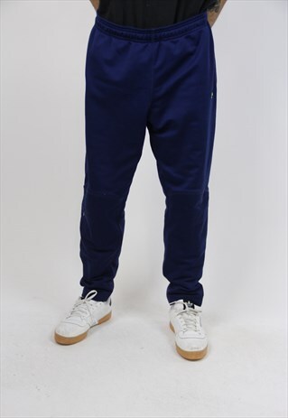 VINTAGE ADIDAS NAVY 90'S TRACKSUIT BOTTOMS