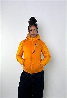 Orange y2ks Mont Bell EX 800 Puffer Jacket Coat