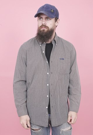 VINTAGE CHAPS CHECK SHIRT /R8180