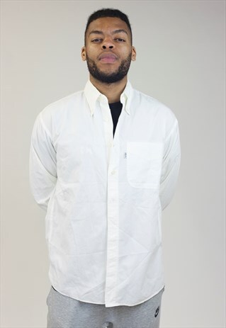 VINTAGE LEVI'S BEIGE SHIRT
