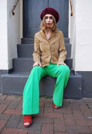 RARE OSSIE CLARK SUEDE JACKET SIZE 6