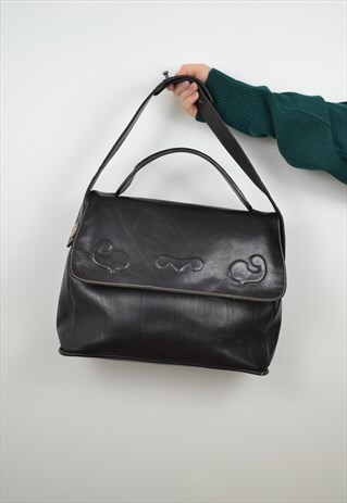 LEATHER MESSENGER BAG