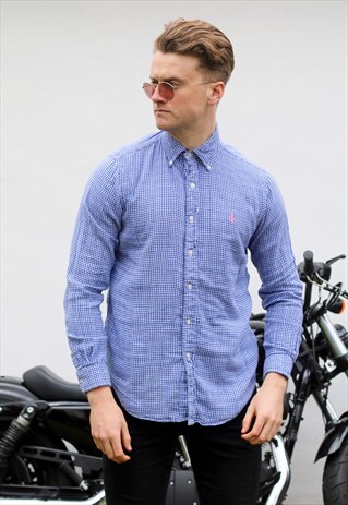 RALPH LAUREN USA GINGHAM CHECK SHIRT