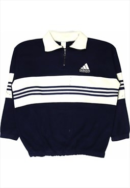 Vintage 90's Adidas Sweatshirt Adidas Equipment Quarter Zip