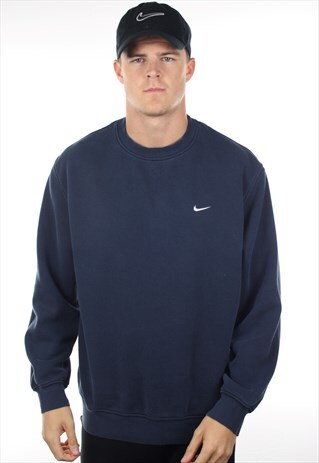 VINTAGE NIKE SMALL LOGO SWEATSHIRT JUMPER