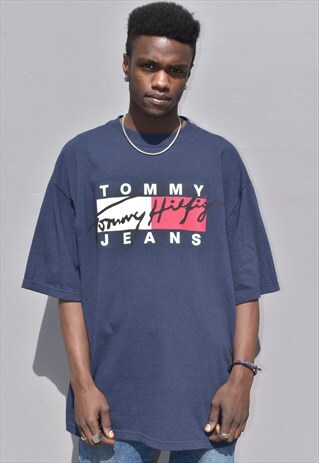 VINTAGE 90S TOMMY JEANS ORIGINAL HILFIGER OVER SIZED T-SHIRT