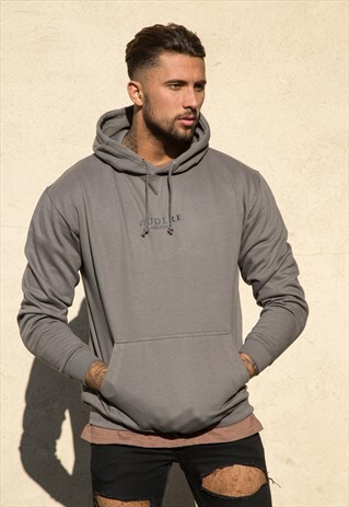 STEEL EMBROIDERED HOODIE