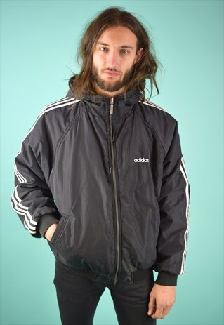 VINTAGE 90'S ADIDAS REVERSIBLE PADDED JACKET