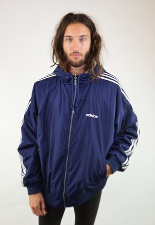 VINTAGE 90'S ADIDAS REVERSIBLE PADDED JACKET