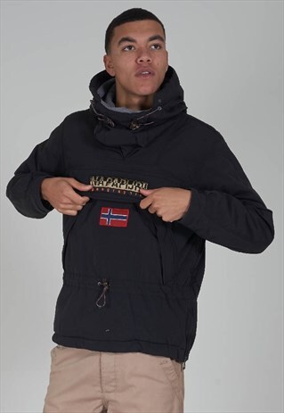 VINTAGE BLACK NAPAPIJRI 90'S PARKA