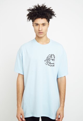 WAVE BLUE TEE