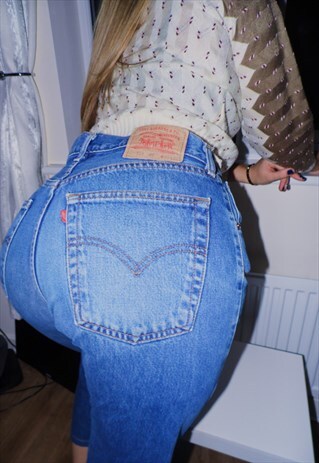 LEVI'S JEANS DENIM BLUE MOM JEANS VINTAGE 90'S OVERSIZED