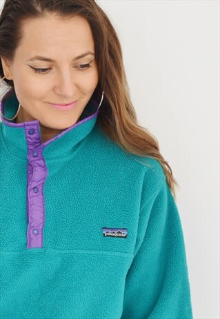 90'S PATAGONIA FLEECE 1/4 VINTAGE SWEATSHIRT