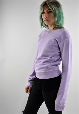 VINTAGE RALPH LAUREN POLO SWEATSHIRT IN LILAC