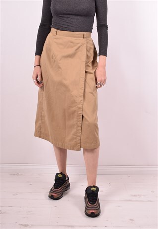 PENDLETON WOMENS VINTAGE SKIRT W28 BROWN 90S