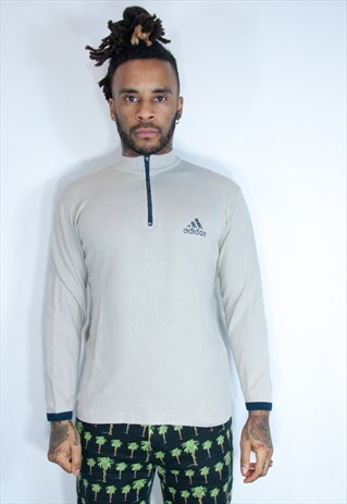 VINTAGE ADIDAS EMBROIDED SWEATER