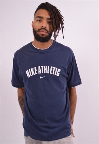 VINTAGE NIKE T-SHIRT TOP BLUE