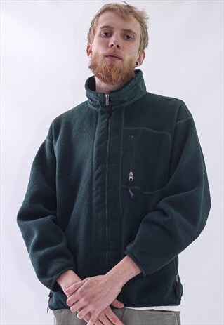VINTAGE MENS PATAGONIA SYNCHILLA FLEECE FULL ZIP JACKET