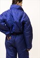 OVERALL BLUE SKI SUIT M WOMENS SKI SUIT WOMENS CLOTHING 4822