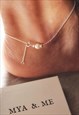 Mya Anklet 925 Sterling Silver in White