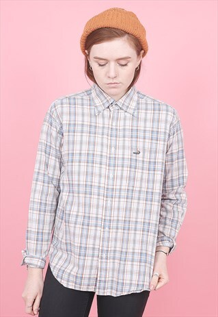 VINTAGE CROCODILE CHECK SHIRT /R6005