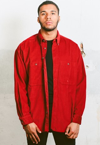 VINTAGE CAMEL CORDUROY SHIRT