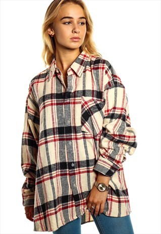 VINTAGE FLANNEL SHIRT S707