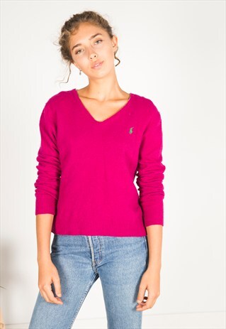 VINTAGE 80S POLO RALPH LAUREN JUMPER / R4124/C505