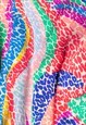 COLOURFUL LEOPARD PRINT SATIN MIDI SKIRT