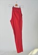 VINTAGE 90S NIKE TROUSERS IN RED