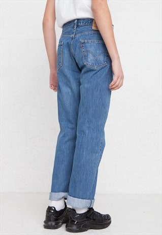 VINTAGE BLUE LEVI'S 501 FIT DENIM JEANS